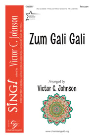 Zum Gali Gali Two-Part choral sheet music cover Thumbnail